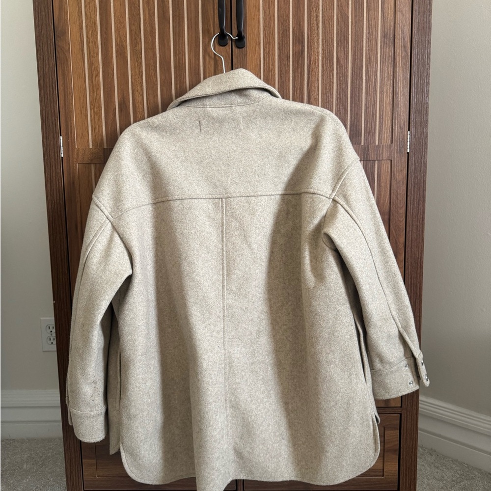 Zara Button Up Shacket medium - Picture 3 of 4